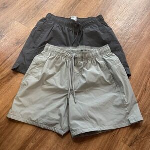 VRST Men's Shorts Small Gray Lined Performance Training Athleisure